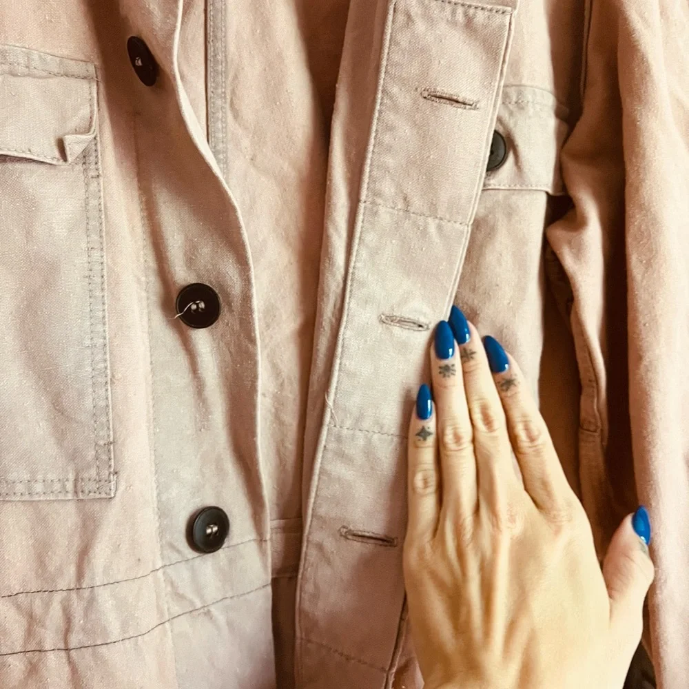 INTENTIONALLY BLANK Pink Utility Jumpsuit - Picture 9 of 16